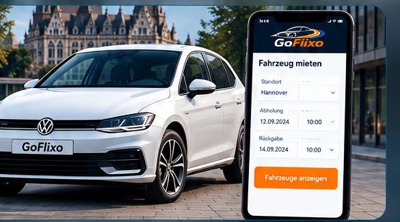 GoFlixo – digitale Autovermietung